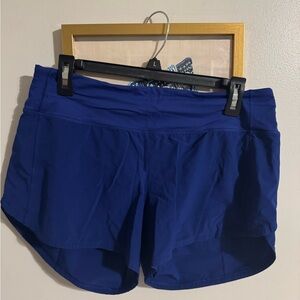 lululemon athletica Cobalt Blue Athletic Shorts